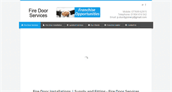 Desktop Screenshot of firedoorservices.co.uk